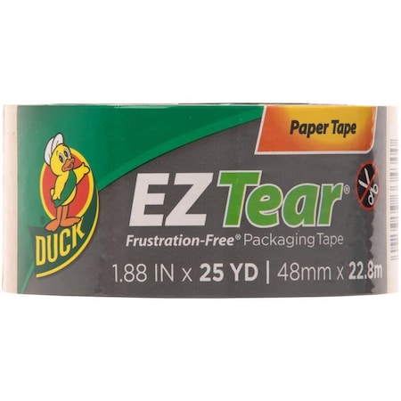 Duck Brand Duck EZ Tear 1.88 in. W X 25 yd L Packaging Tape 242828